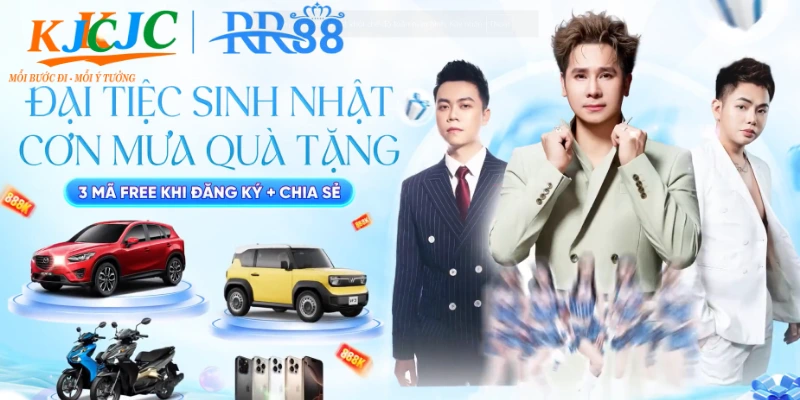 Mừng sinh nhật RR88 - cơn mưa quà tặng